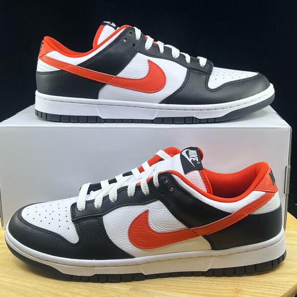 Nike Other - Nike By You Dunk Low White Orange Black FV9524-900 Men's Size 11.5 Shoes